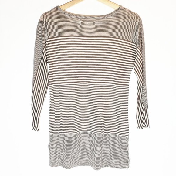 Ki-Line Striped lightweight long sleeve Top XSmall - Picture 4 of 6